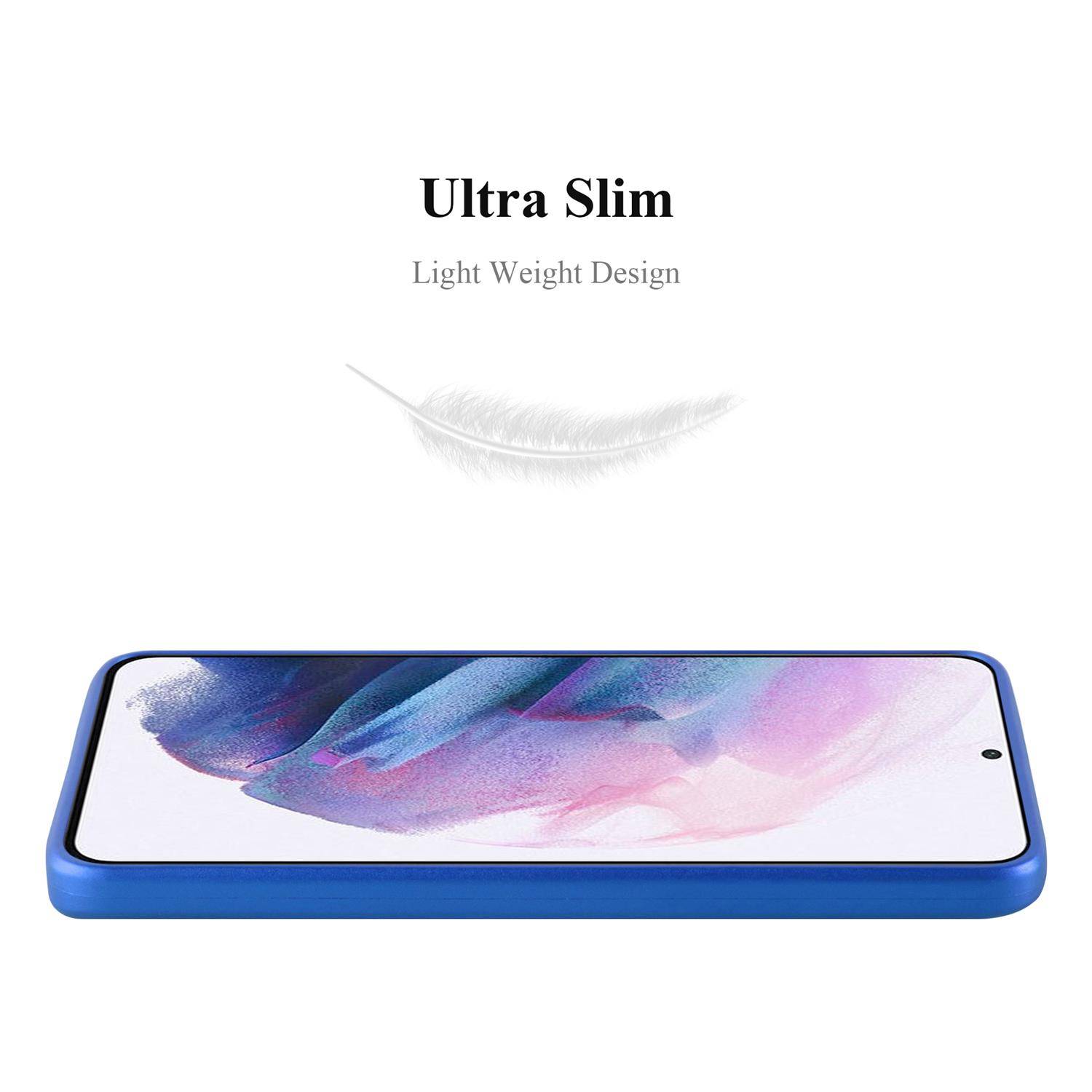 Cadorabo Schutzhülle für Samsung Galaxy S21 PLUS Hülle in Blau Handyhülle TPU Silikon Etui Cover Case