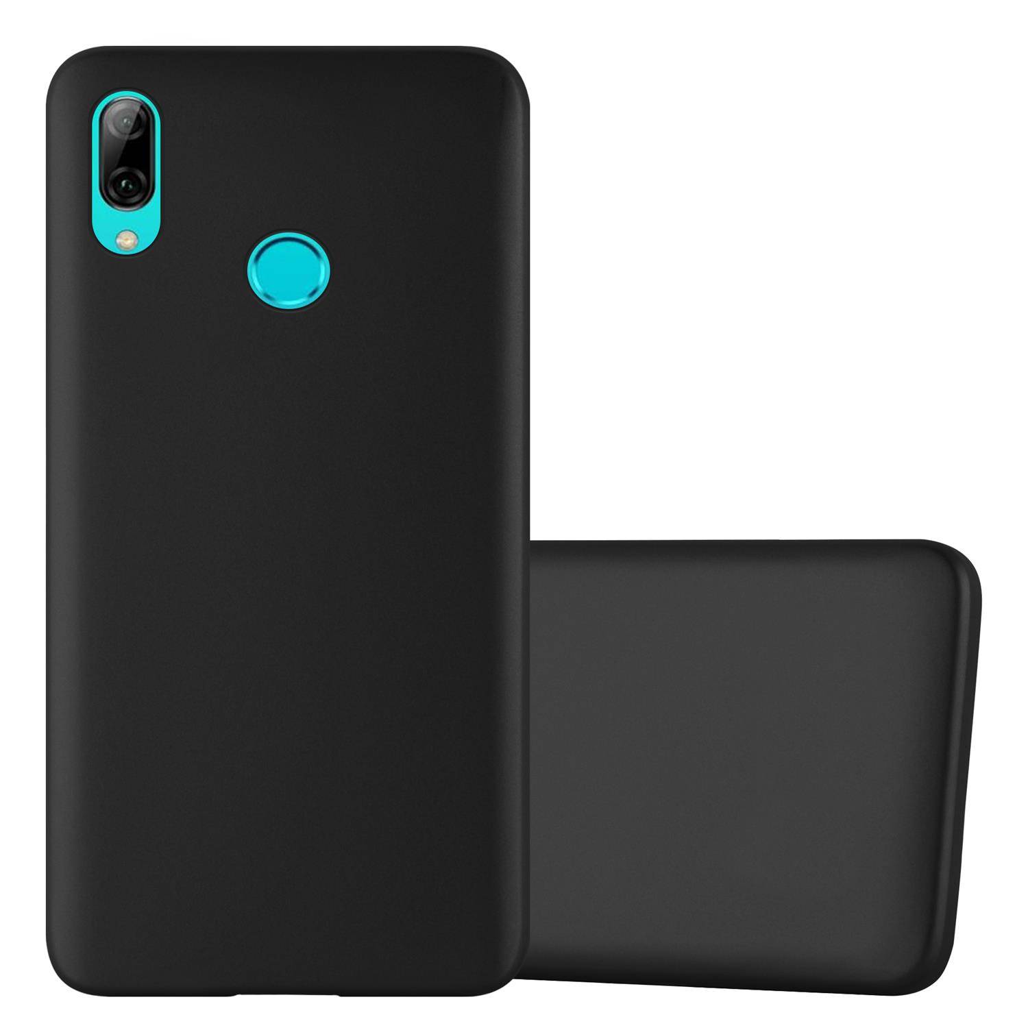 Cadorabo Schutzhülle für Honor 10 LITE / Huawei P SMART 2019 Hülle in Schwarz Handyhülle TPU Silikon Etui Cover Case