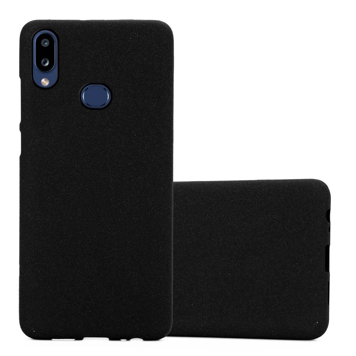 Cadorabo Schutzhülle für Samsung Galaxy A10s / M01s Hülle in Schwarz Handyhülle TPU Etui Cover Case