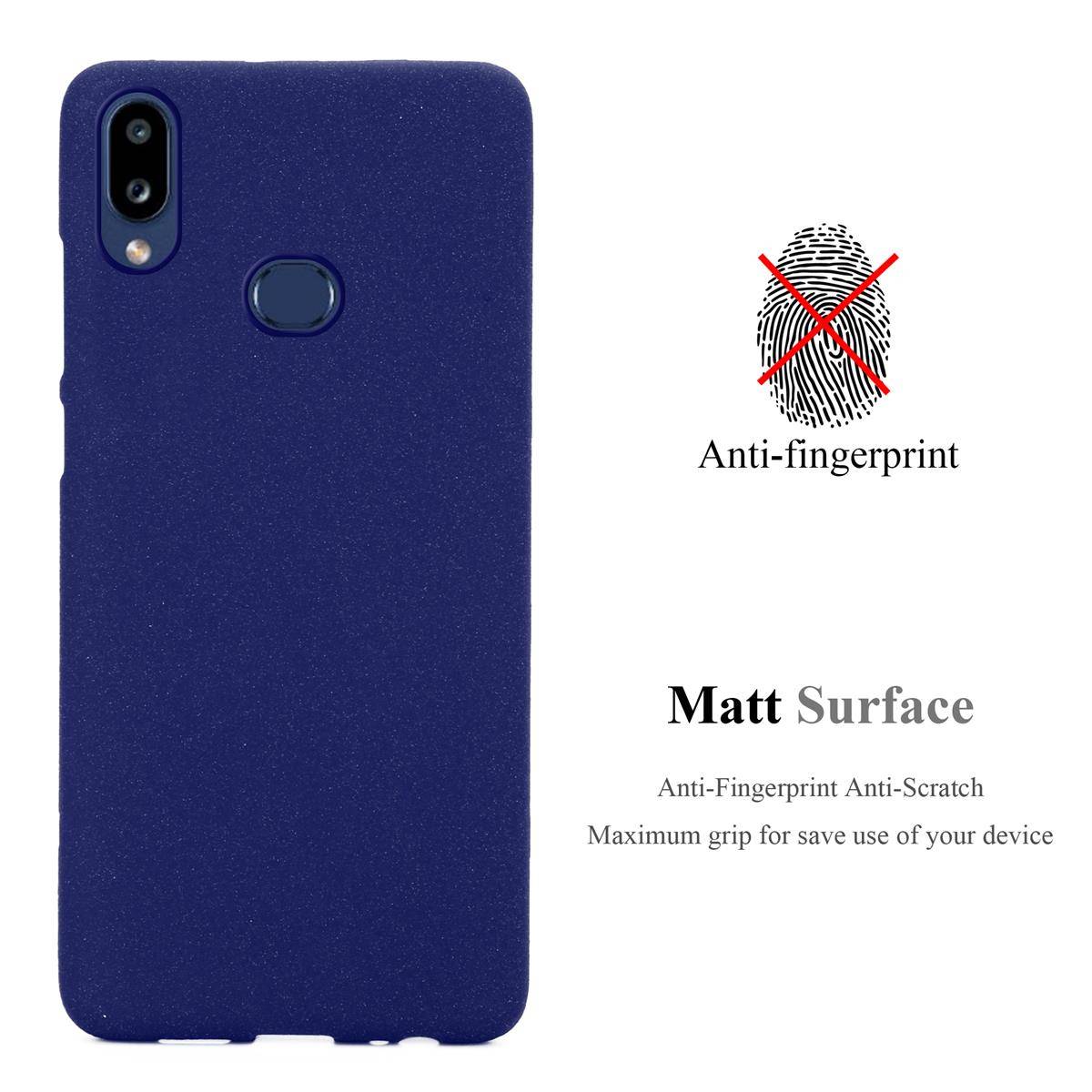 Cadorabo Schutzhülle für Samsung Galaxy A10s / M01s Hülle in Blau Handyhülle TPU Etui Cover Case
