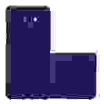 Cadorabo Schutzhülle für Samsung Galaxy J4 PLUS Hülle in Blau Handyhülle TPU Etui Cover Case