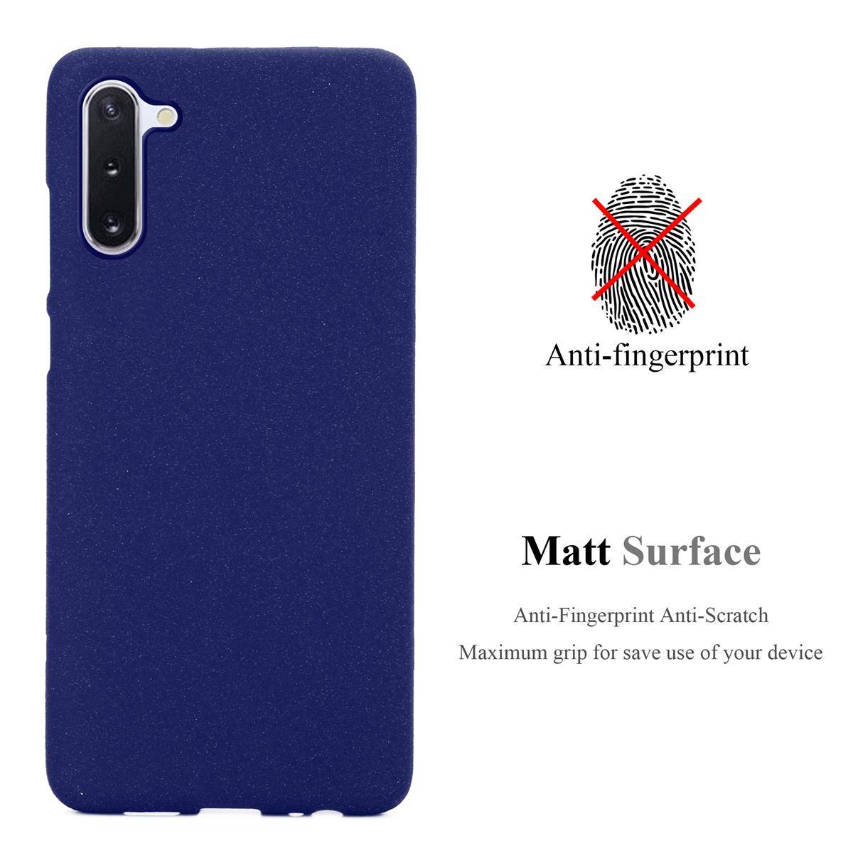 Cadorabo Schutzhülle für Samsung Galaxy NOTE 10 Hülle in Blau Handyhülle TPU Etui Cover Case