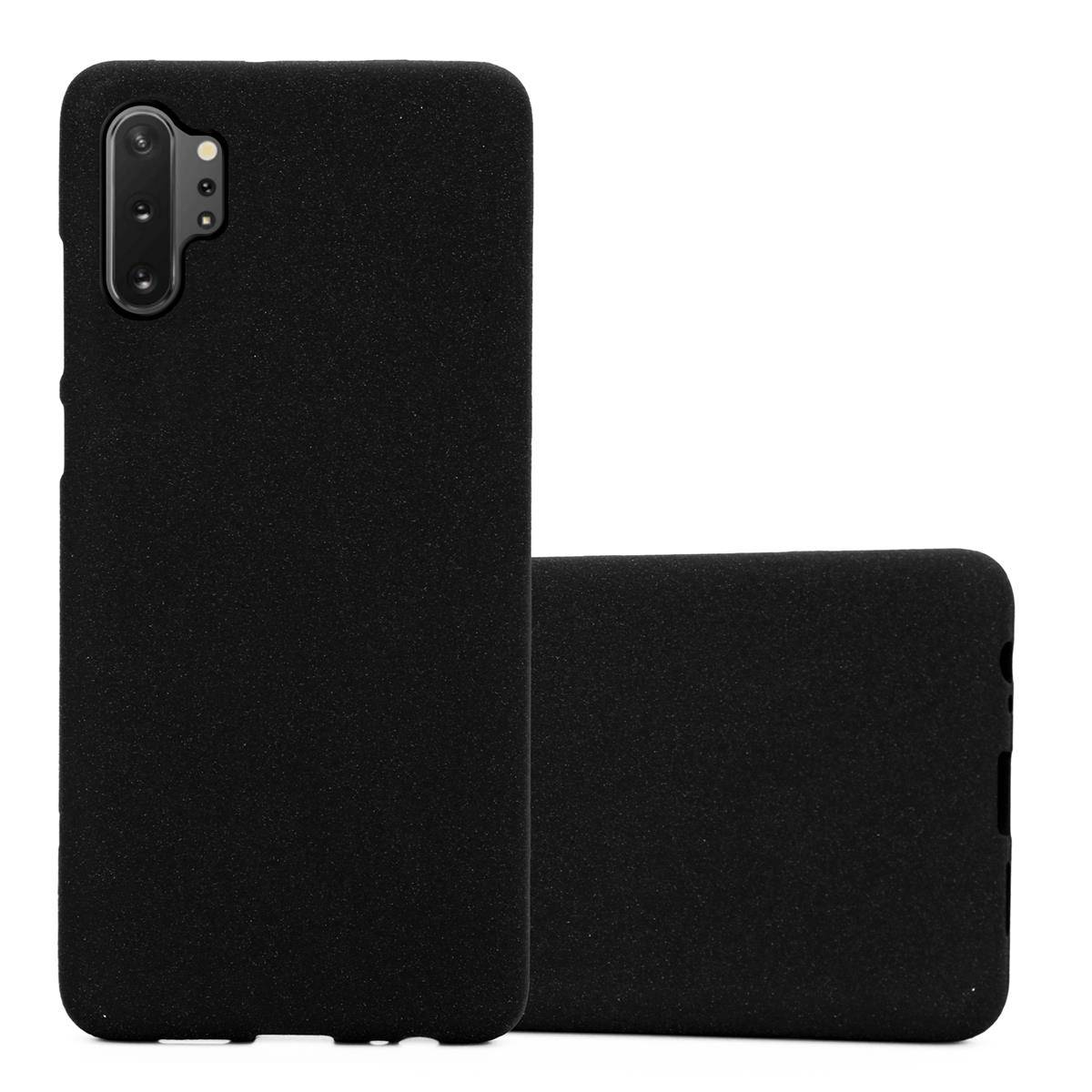 Cadorabo Schutzhülle für Samsung Galaxy NOTE 10 PLUS Hülle in Schwarz Handyhülle TPU Etui Cover Case