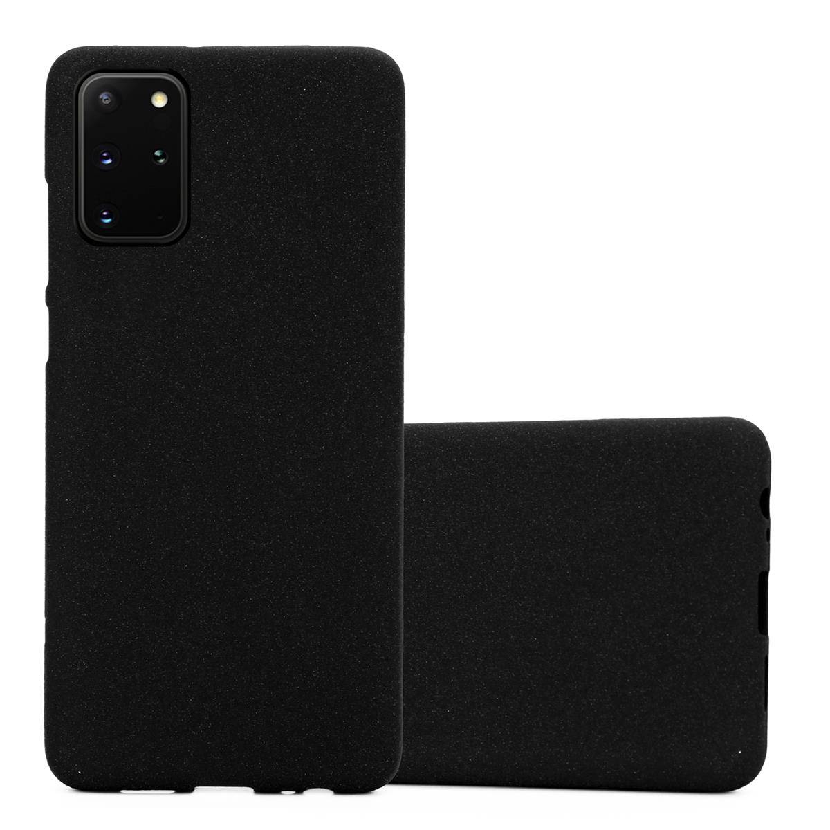 Cadorabo Schutzhülle für Samsung Galaxy S20 PLUS Hülle in Schwarz Handyhülle TPU Etui Cover Case
