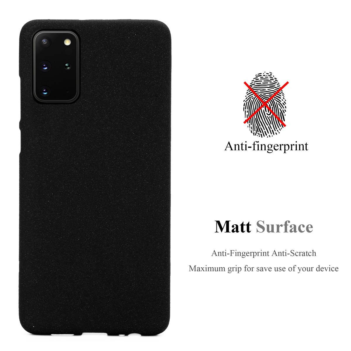 Cadorabo Schutzhülle für Samsung Galaxy S20 PLUS Hülle in Schwarz Handyhülle TPU Etui Cover Case