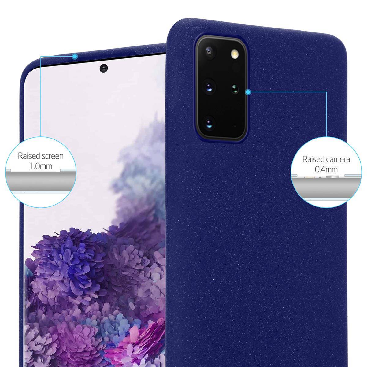 Cadorabo Schutzhülle für Samsung Galaxy S20 PLUS Hülle in Blau Handyhülle TPU Etui Cover Case