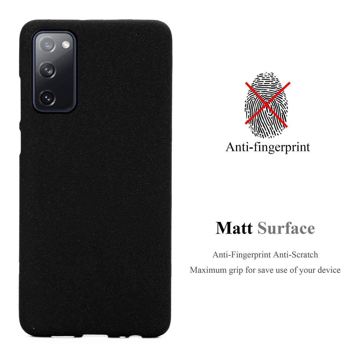 Cadorabo Schutzhülle für Samsung Galaxy S20 FE Hülle in Schwarz Handyhülle TPU Etui Cover Case