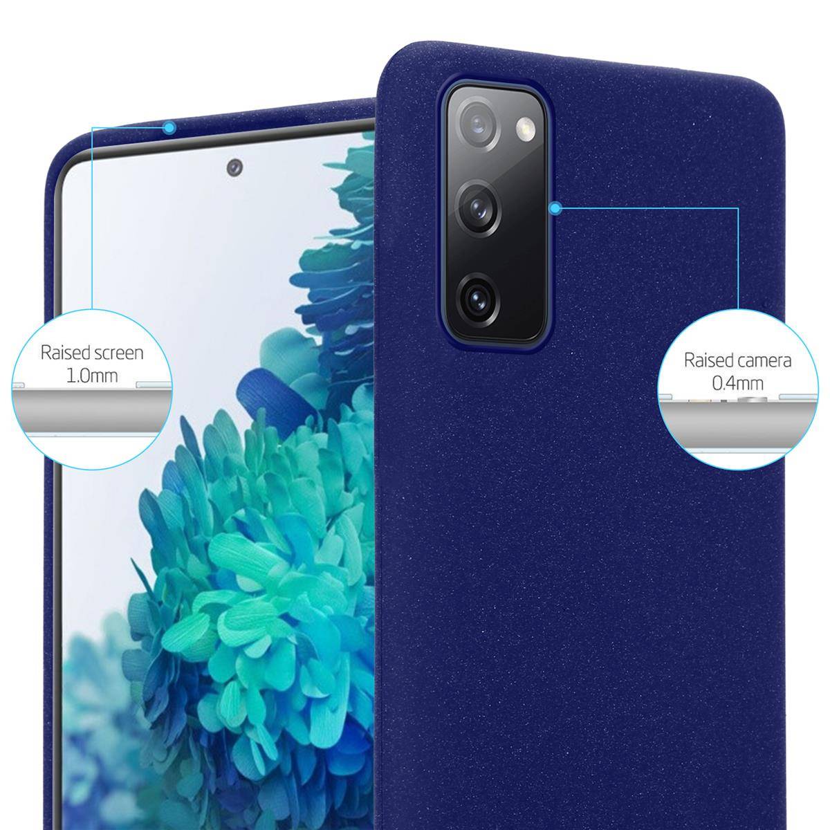 Cadorabo Schutzhülle für Samsung Galaxy S20 FE Hülle in Blau Handyhülle TPU Etui Cover Case
