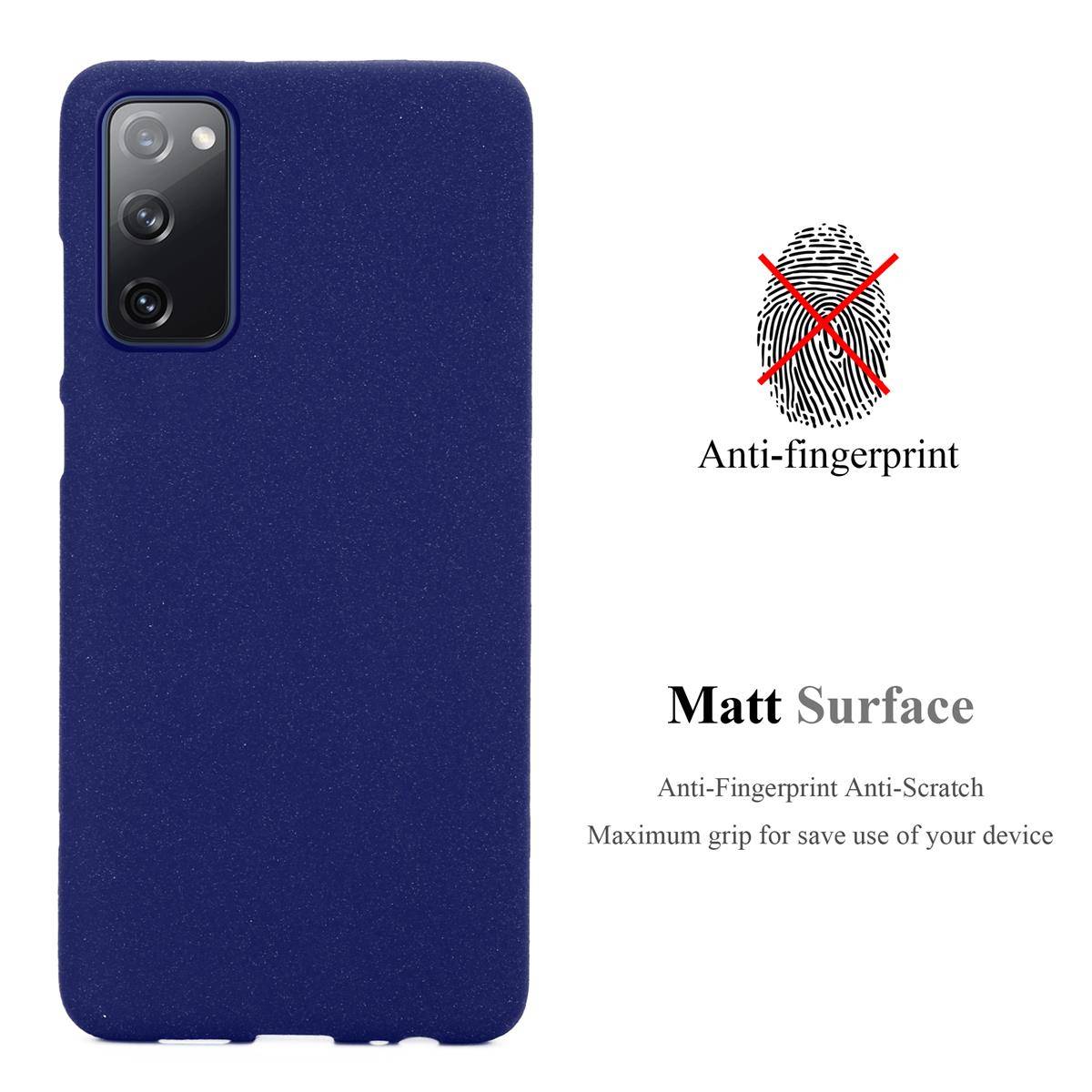 Cadorabo Schutzhülle für Samsung Galaxy S20 FE Hülle in Blau Handyhülle TPU Etui Cover Case