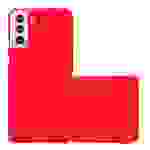 Cadorabo Schutzhülle für Samsung Galaxy S21 PLUS Hülle in Rot Handyhülle TPU Etui Cover Case