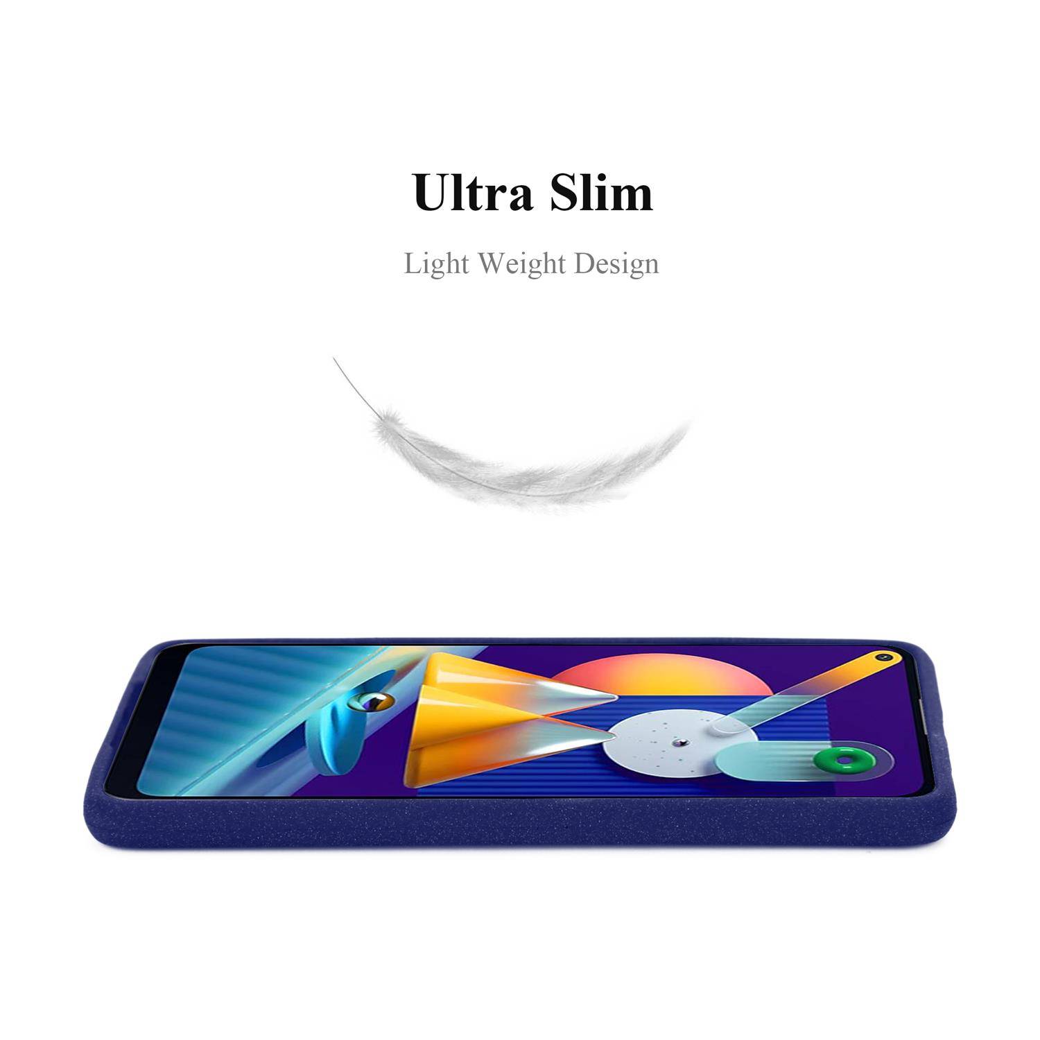 Cadorabo Schutzhülle für Samsung Galaxy A11 / M11 Hülle in Blau Handyhülle TPU Etui Cover Case