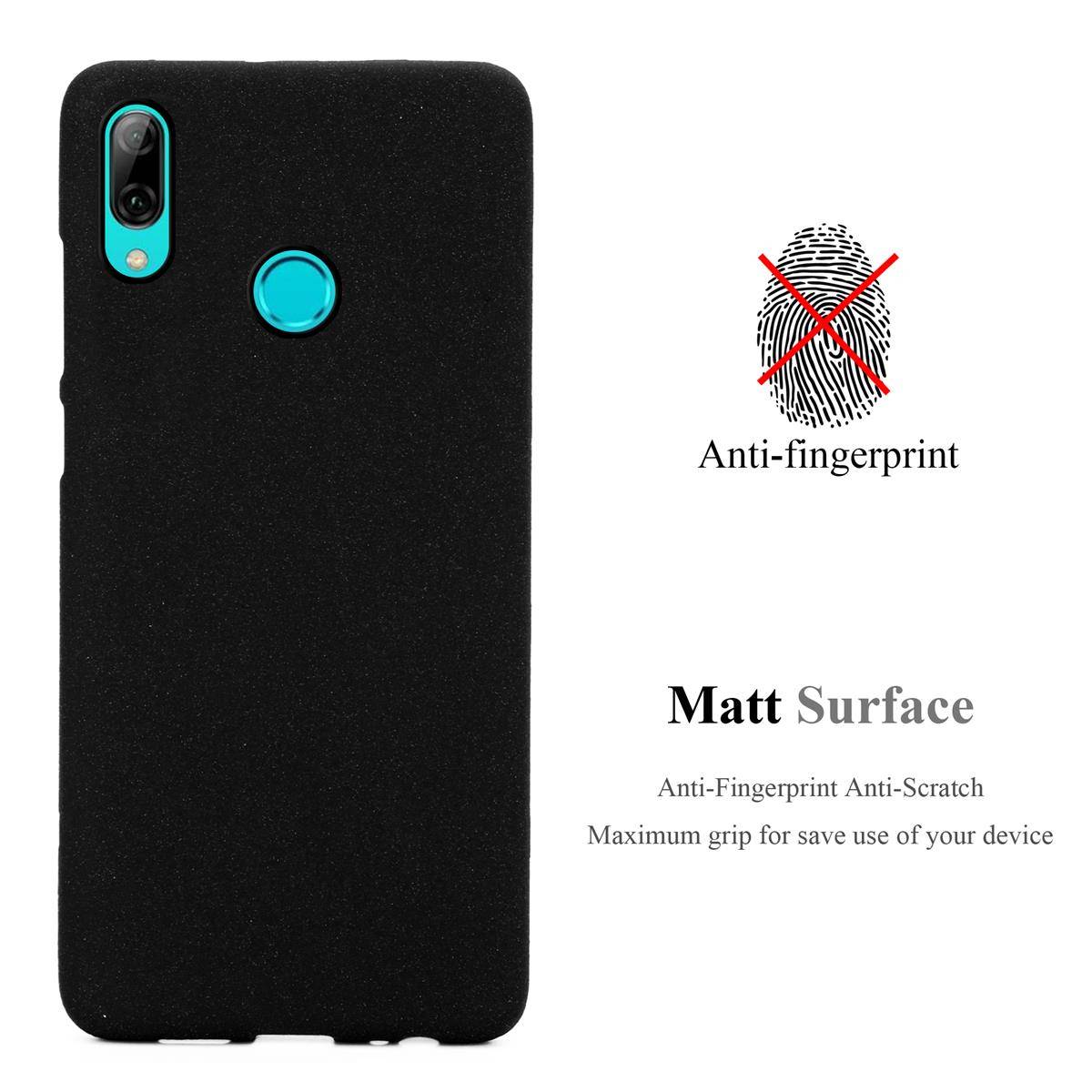 Cadorabo Schutzhülle für Honor 10 LITE / Huawei P SMART 2019 Hülle in Schwarz Handyhülle TPU Etui Cover Case