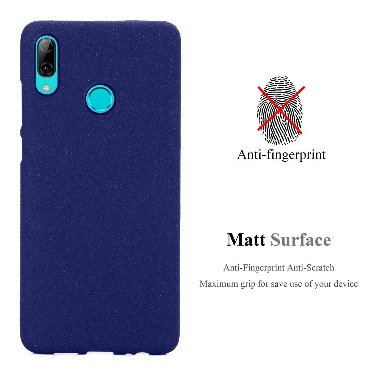 Cadorabo Schutzhülle für Honor 10 LITE / Huawei P SMART 2019 Hülle in Blau Handyhülle TPU Etui Cover Case