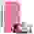 Cadorabo Hülle für Samsung Galaxy M31 Schutz Hülle in Rosa Schutzhülle Handy Hülle Etui Case Blumen Flower