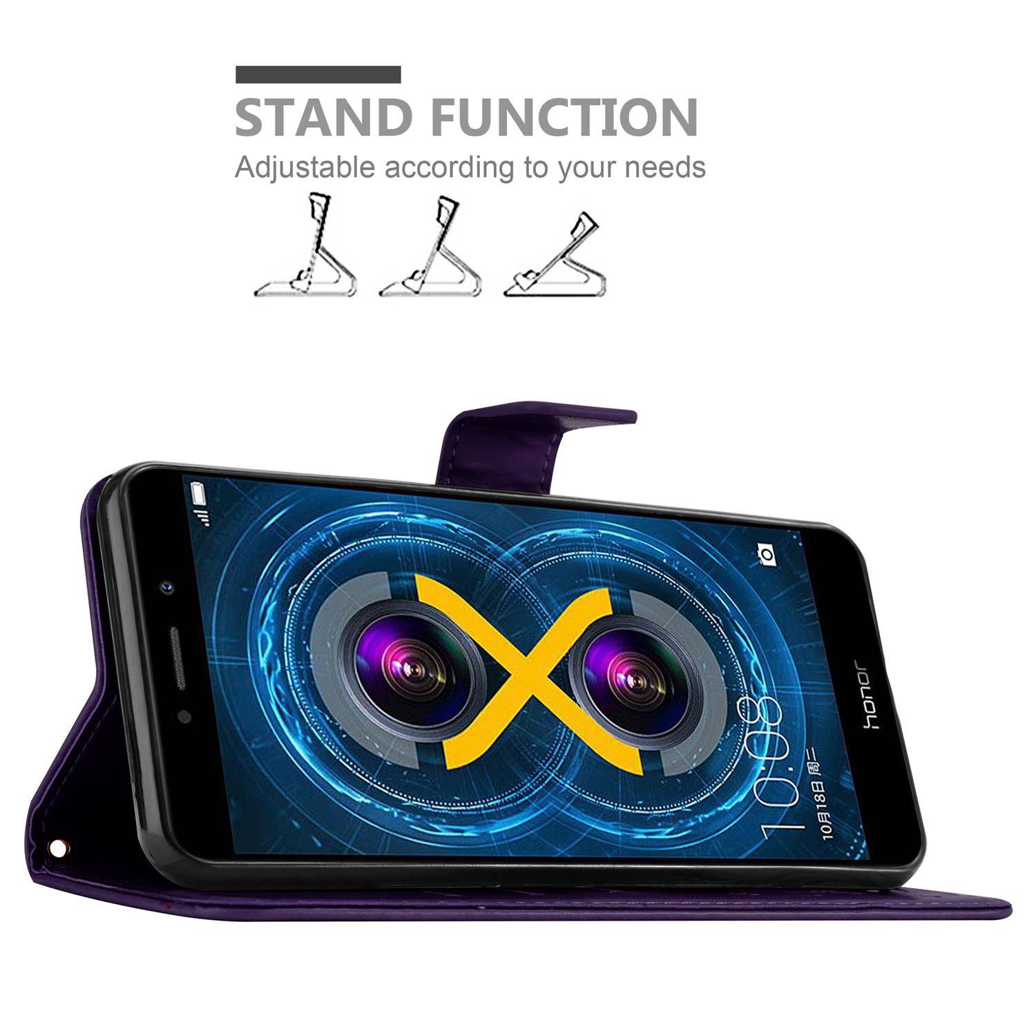 Cadorabo Hülle für Huawei MATE 9 LITE / GR5 2017 / Honor 6X Schutz Hülle in Lila Schutzhülle Handy Hülle Etui Case