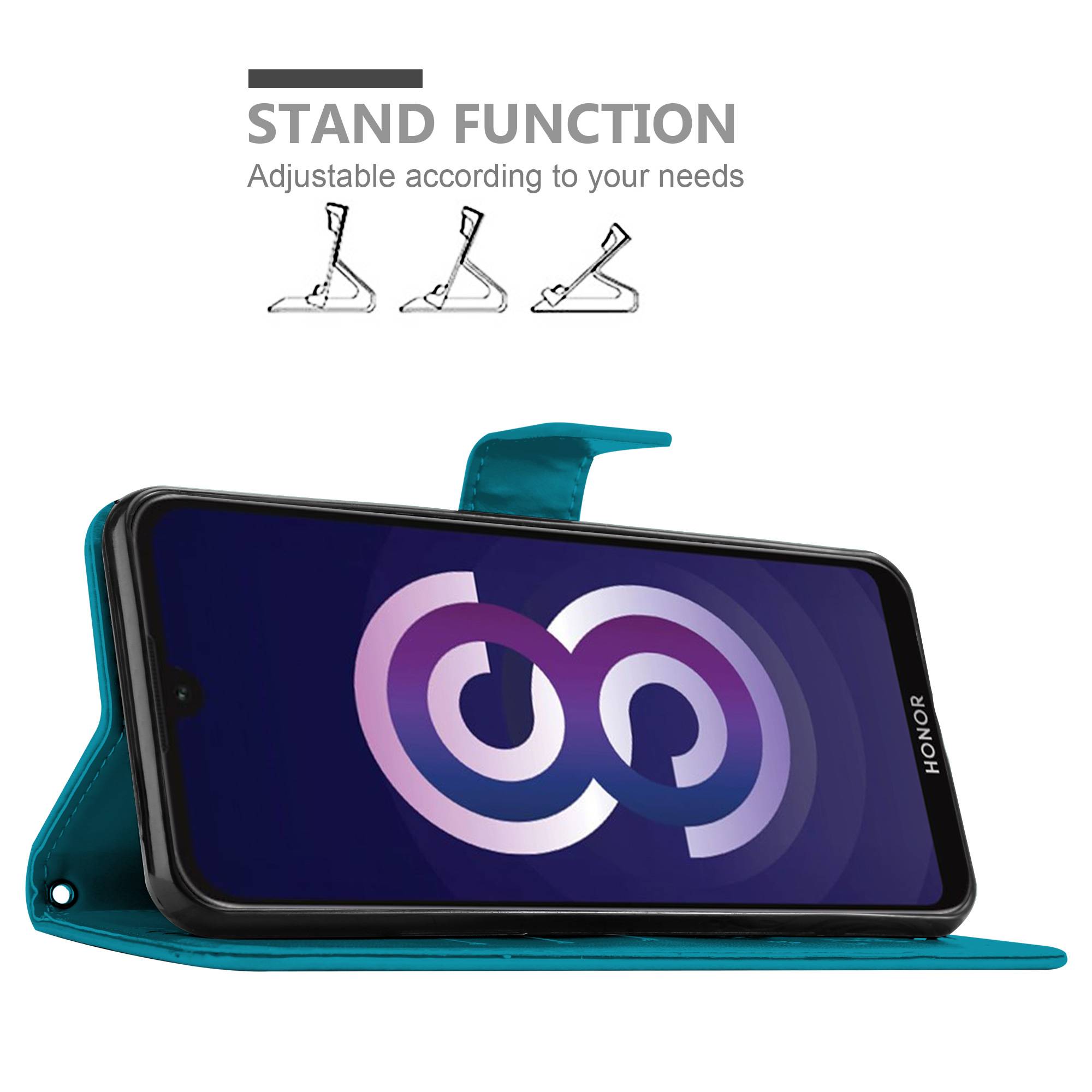 Cadorabo Hülle für Huawei Y5 2019 / Enjoy Play 8 / Honor 8S Schutz Hülle in Blau Schutzhülle Handy Hülle Etui Case