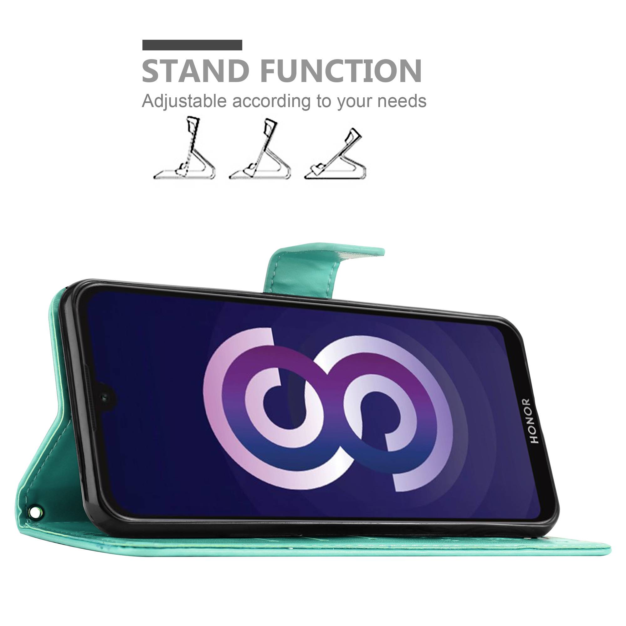 Cadorabo Hülle für Huawei Y5 2019 / Enjoy Play 8 / Honor 8S Schutz Hülle in Türkis Schutzhülle Handy Hülle Etui Case