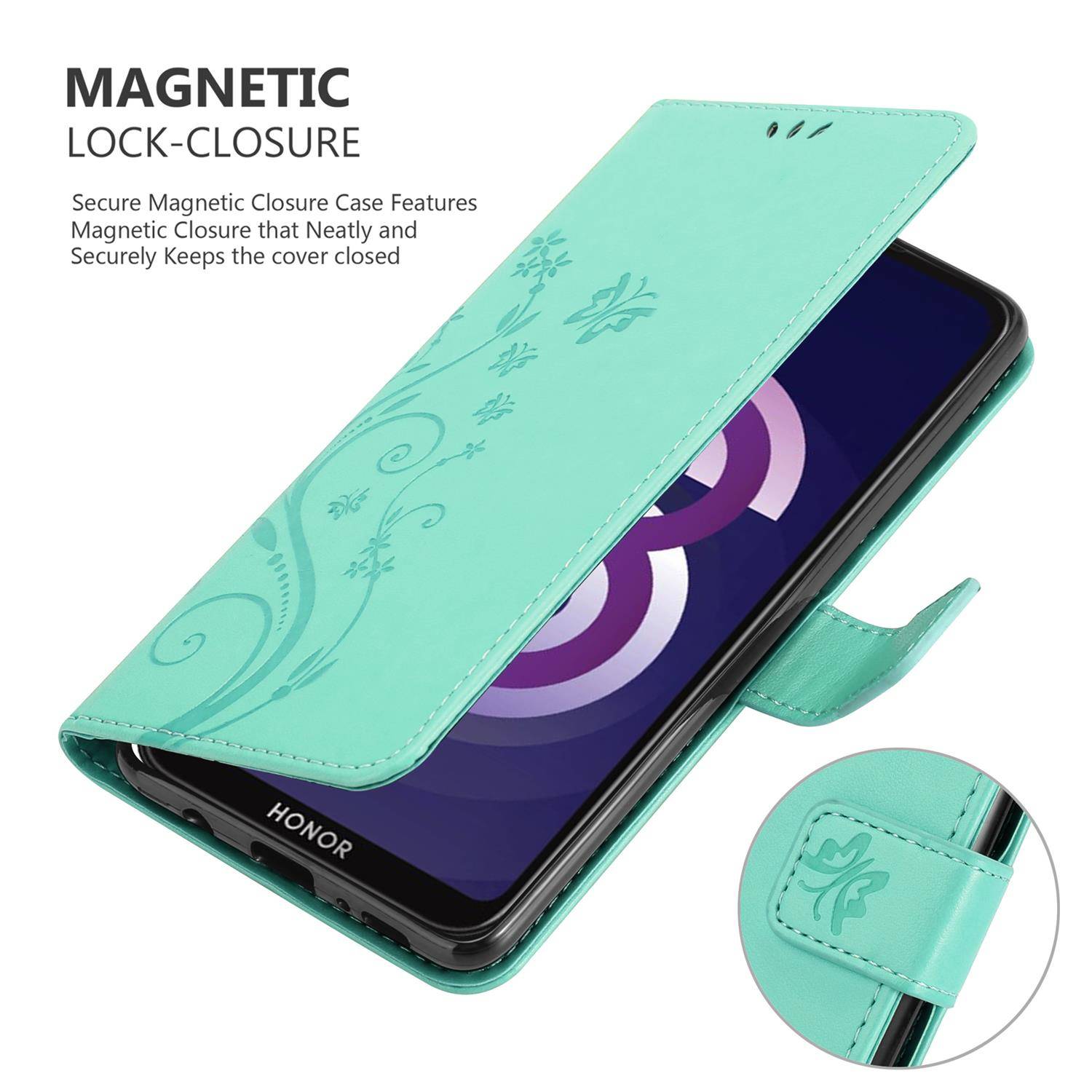 Cadorabo Hülle für Huawei Y5 2019 / Enjoy Play 8 / Honor 8S Schutz Hülle in Türkis Schutzhülle Handy Hülle Etui Case