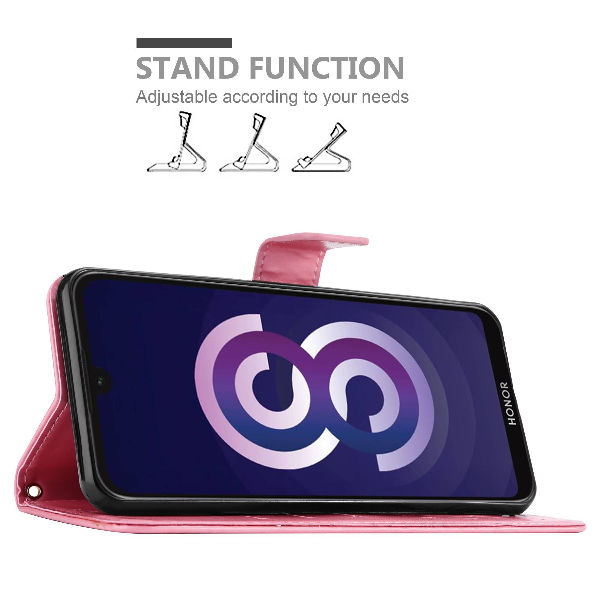 Cadorabo Hülle für Huawei Y5 2019 / Enjoy Play 8 / Honor 8S Schutz Hülle in Rosa Schutzhülle Handy Hülle Etui Case
