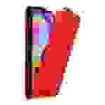 Cadorabo Hülle für Samsung Galaxy A31 Schutz Hülle in Rot Flip Etui Handyhülle Case Cover