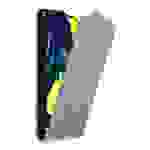 Cadorabo Hülle für Samsung Galaxy A80 / A90 4G Schutz Hülle in Grau Flip Etui Handyhülle Case Cover