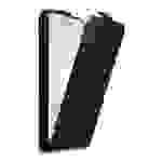 Cadorabo Hülle für Samsung Galaxy NOTE 10 PLUS Schutz Hülle in Schwarz Flip Etui Handyhülle Case Cover