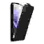 Cadorabo Hülle für Samsung Galaxy S21 PLUS Schutz Hülle in Schwarz Flip Etui Handyhülle Case Cover
