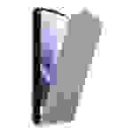 Cadorabo Hülle für Samsung Galaxy S21 PLUS Schutz Hülle in Grau Flip Etui Handyhülle Case Cover