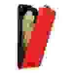 Cadorabo Hülle für Samsung Galaxy S21 ULTRA Schutz Hülle in Rot Flip Etui Handyhülle Case Cover