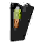 Cadorabo Hülle für Samsung Galaxy S21 ULTRA Schutz Hülle in Schwarz Flip Etui Handyhülle Case Cover