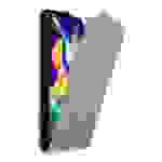 Cadorabo Hülle für Samsung Galaxy A11 / M11 Schutz Hülle in Grau Flip Etui Handyhülle Case Cover