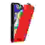 Cadorabo Hülle für Samsung Galaxy M31 Schutz Hülle in Rot Flip Etui Handyhülle Case Cover