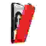 Cadorabo Hülle für Huawei NOVA 2 Schutz Hülle in Rot Flip Etui Handyhülle Case Cover