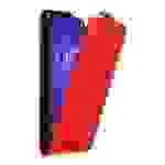 Cadorabo Hülle für Honor 20 / 20S / Huawei NOVA 5T Schutz Hülle in Rot Flip Etui Handyhülle Case Cover