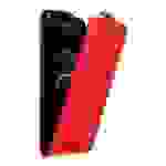Cadorabo Hülle für Apple iPhone 12 PRO MAX Schutz Hülle in Rot Flip Etui Handyhülle Case Cover