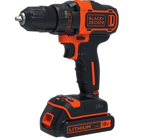 BLACK+DECKER BDCDD186K - Bohrer/Schrauber - schnurlos