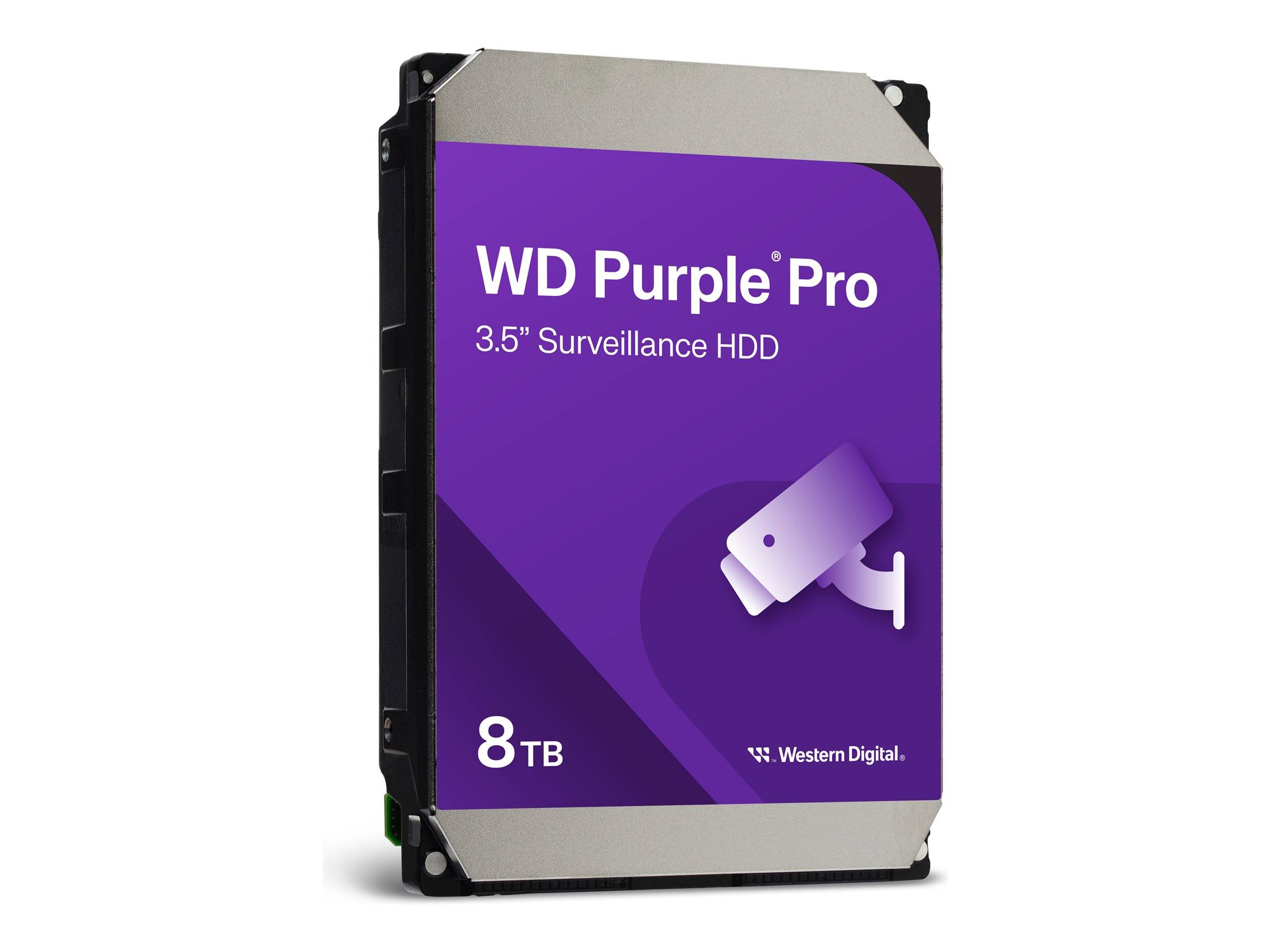 WD Purple Pro WD8002PURP - Festplatte - 8 TB - Videoüberwachung, Smart Video - intern - 3.5"" (8.9 cm)
