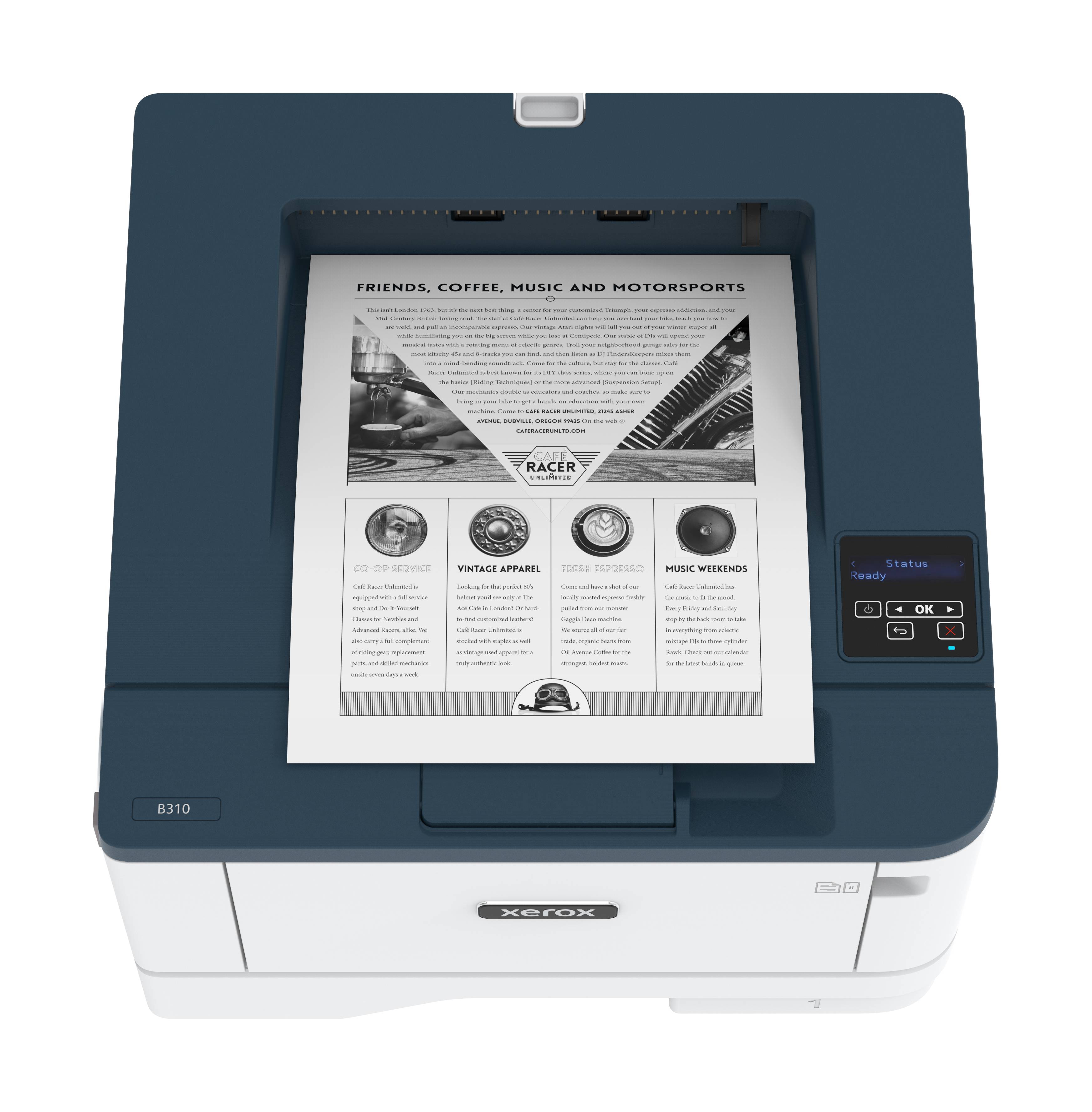 Xerox B310 - Drucker - s/w - Duplex - Laser - A4/Legal