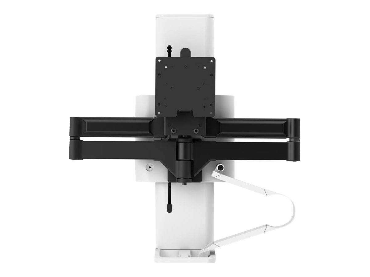 Ergotron TRACE - Befestigungskit (Pivot, Basis, VESA-Abstandshalter, Hubsäule, Verlängerungsarm, 2-teilige Tischklemme) - für LCD-Display (Constant