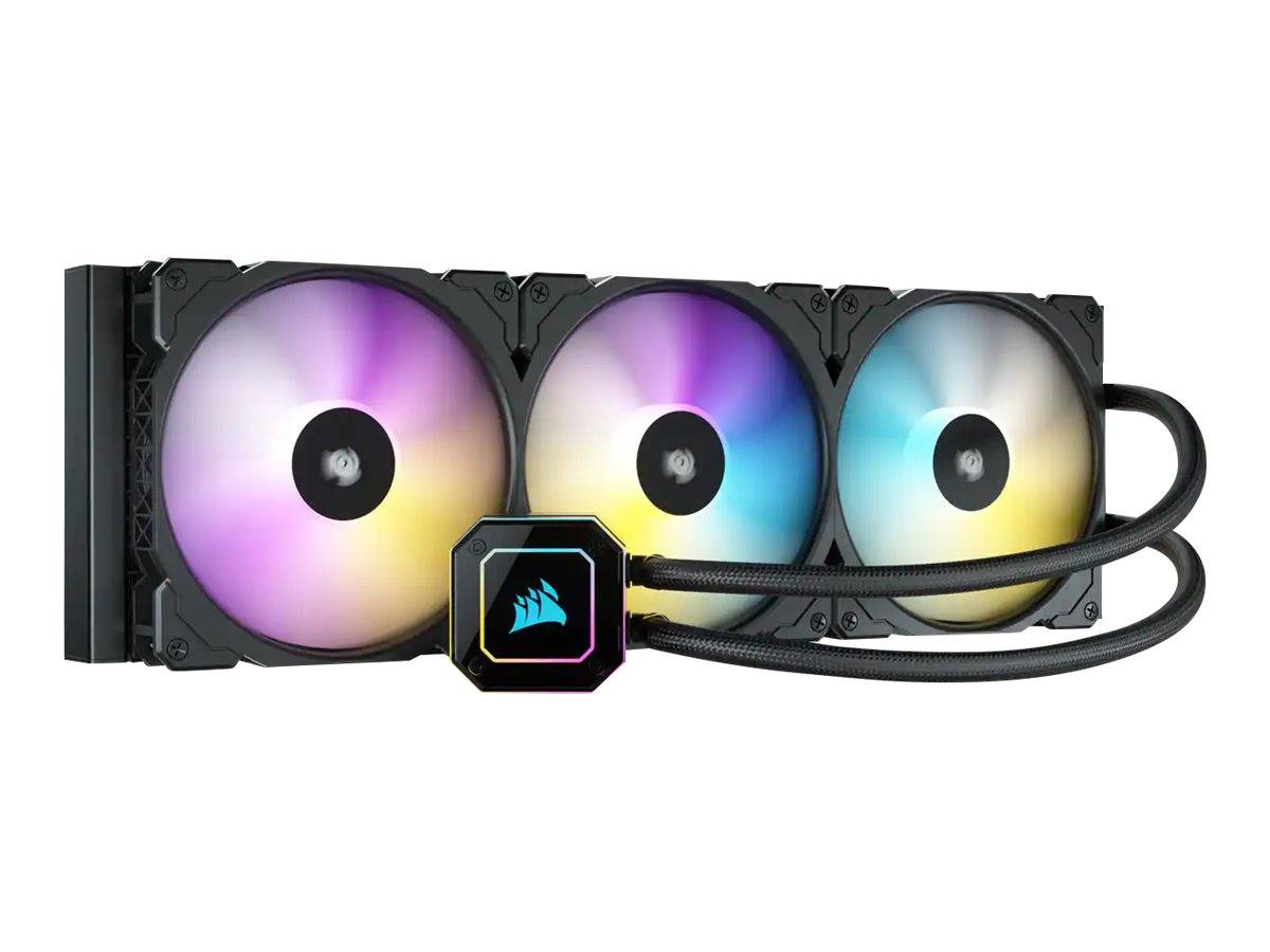 CORSAIR iCUE H170i ELITE CAPELLIX - Prozessor-Flüssigkeitskühlsystem - Kühlergröße: 420 mm - (für: LGA1156, AM2, AM3, LGA1155, LGA2011, LGA1150,