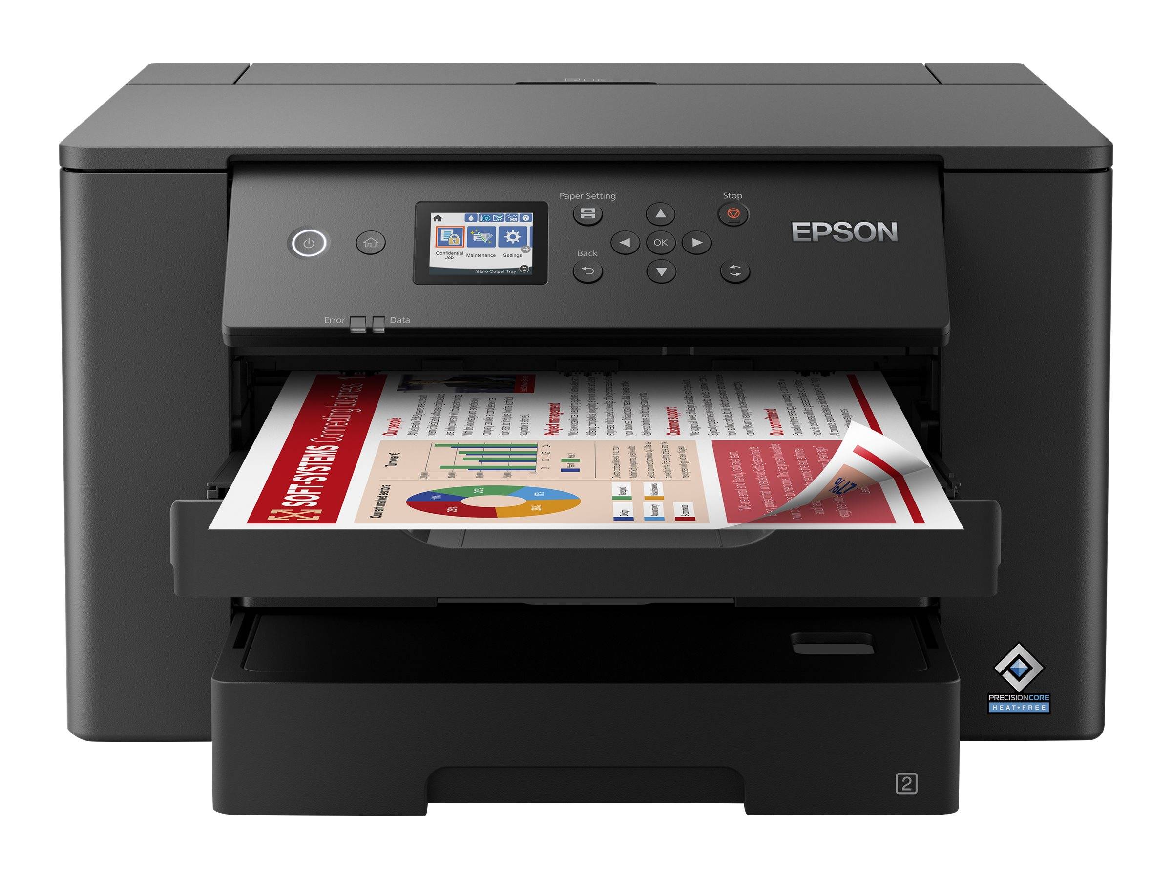 Epson WorkForce WF-7310DTW - Drucker - Farbe - Duplex - Tintenstrahl - A3 - 4.800 x 2.400 dpi - bis zu 25 Seiten/Min. (e