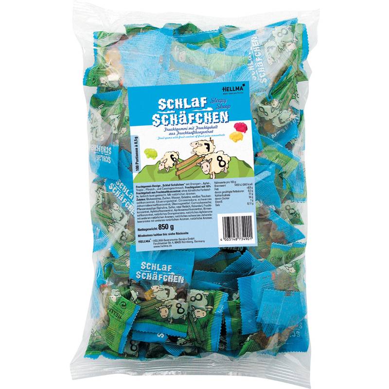 HELLMA Fruchtgummi Schlafschäfchen, im Polybeutel
