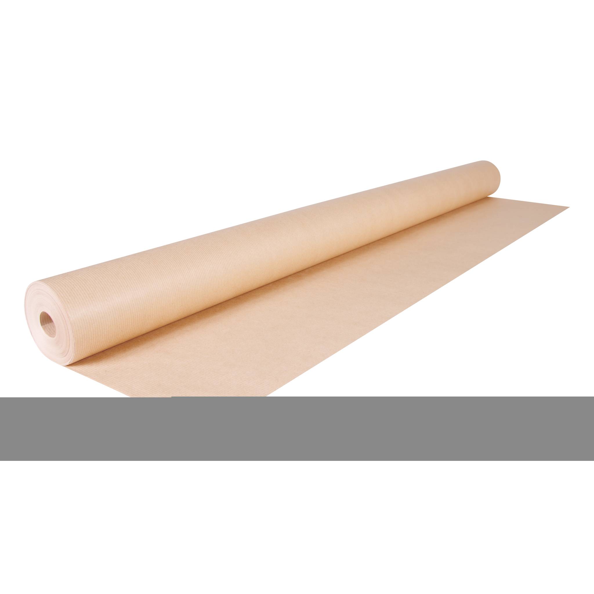 Clairefontaine Braunes Kraftpapier gerippt 70g, Rolle 350x1m Kraft braun 304101C