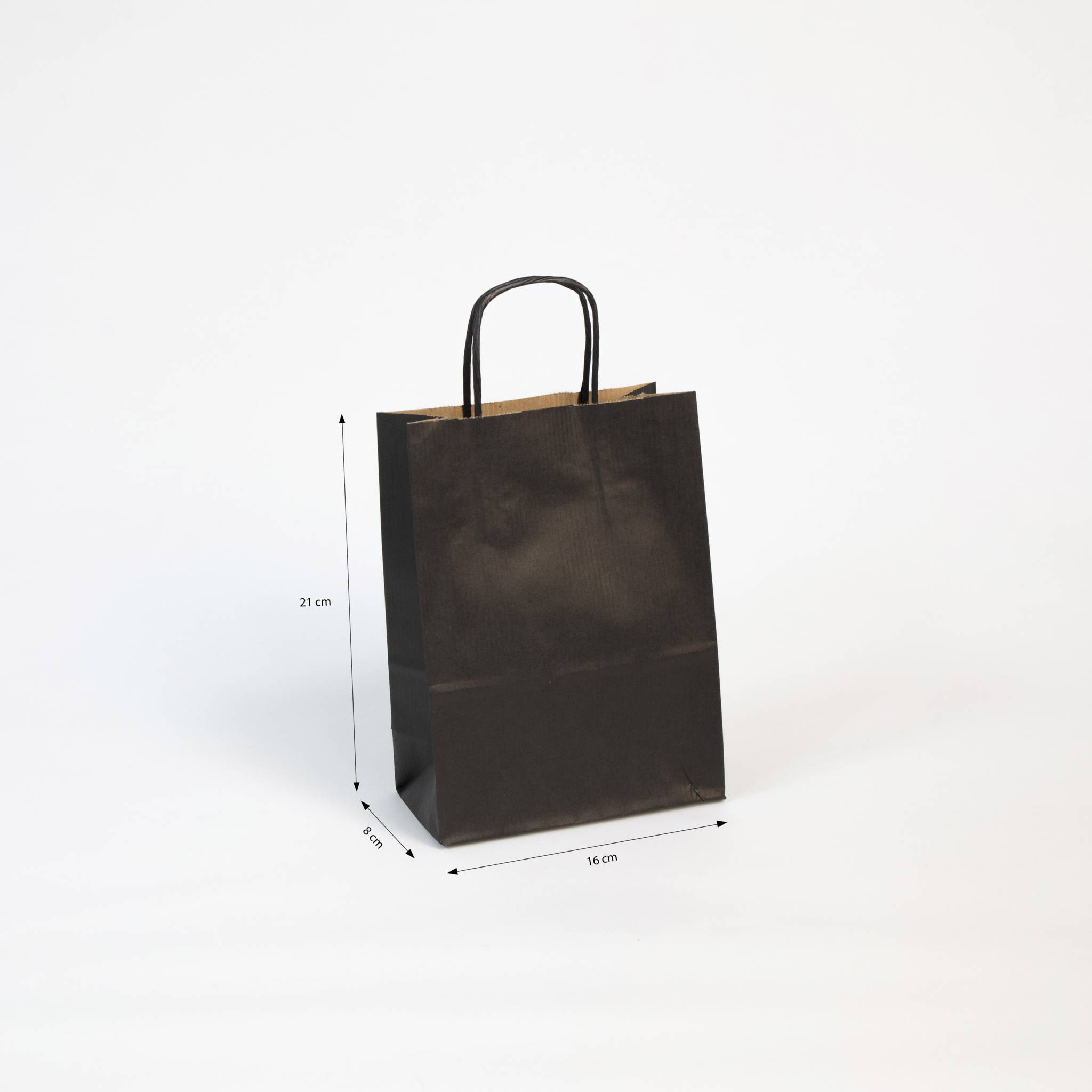 Clairefontaine Pack. 25 Taschen Kraft glatt 110g, 16x8x21cm Schwarz 395612C