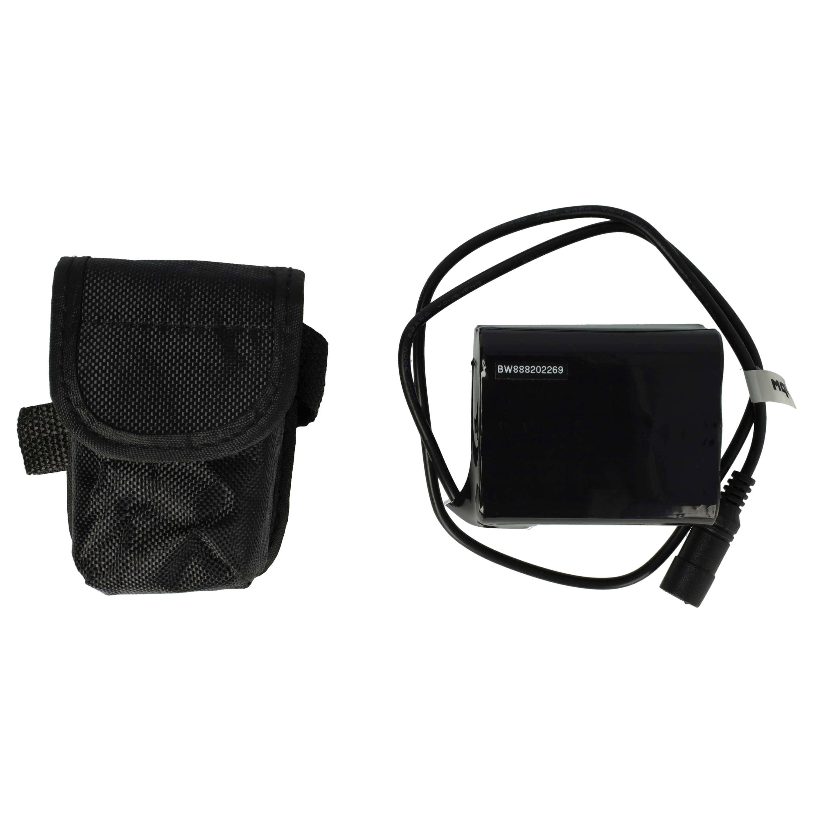 vhbw Akkupack kompatibel mit Supernova M99 Mini Pro B54, B54 Max Fahrradlampen (7800 mAh, 8,4 V, Li-Ion)