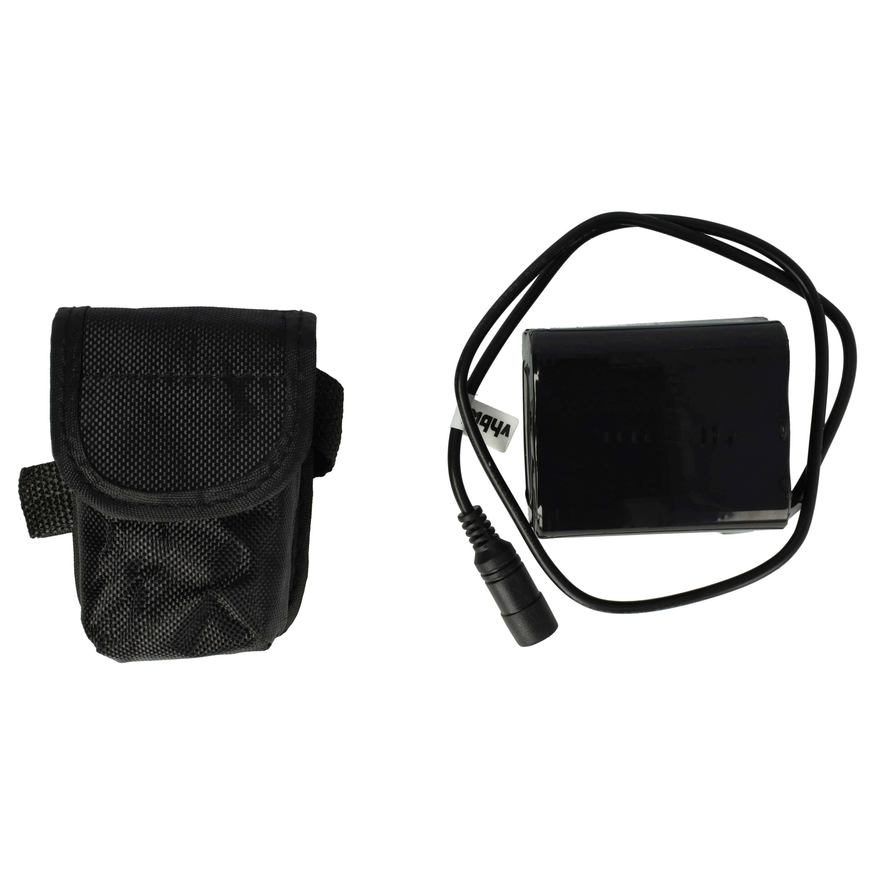 vhbw 1x Akkupack kompatibel mit Busch & Müller IQ-XM Speed Fahrradlampen (7800 mAh, 8,4 V, Li-Ion)