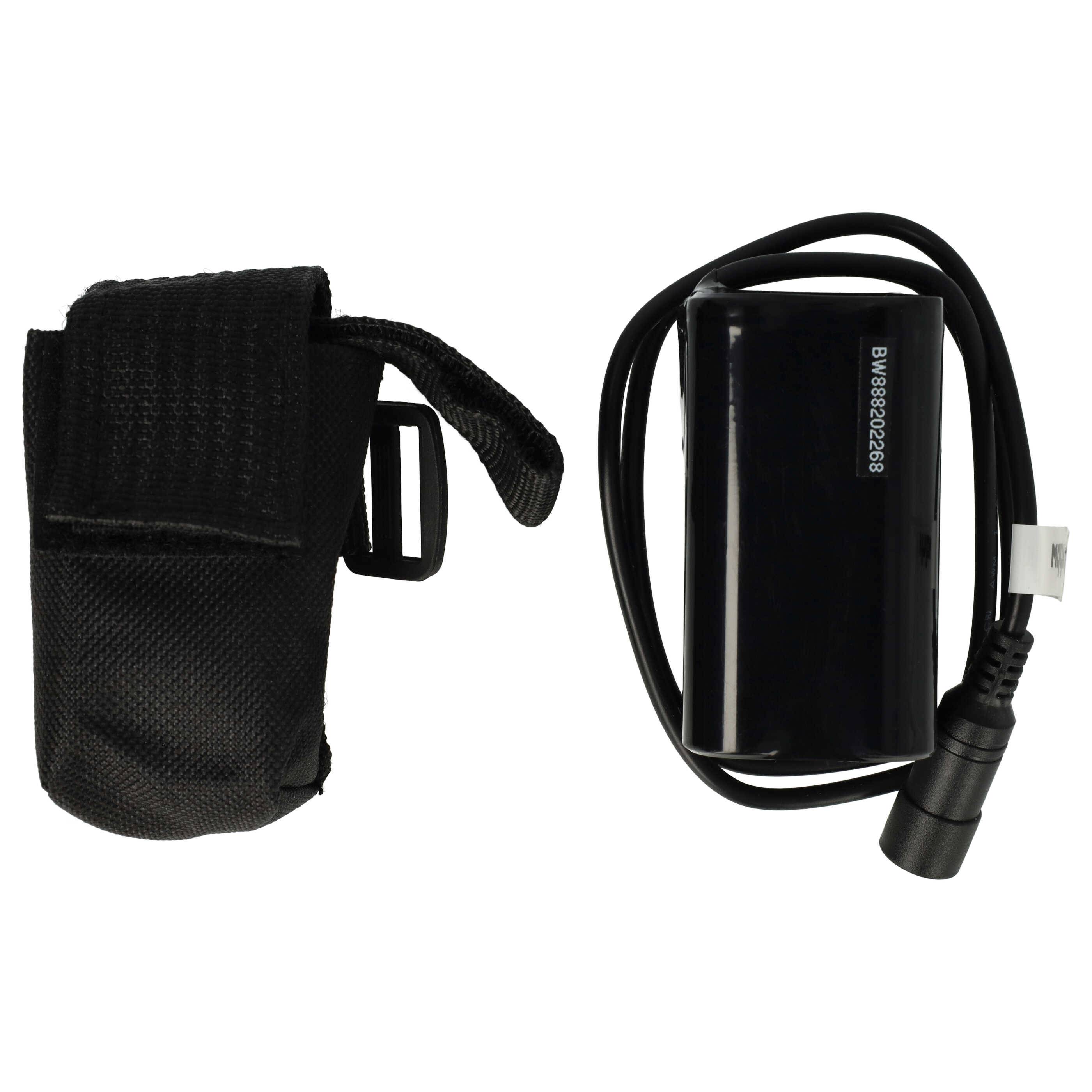 vhbw 1x Akkupack kompatibel mit Supernova M99 Mini Pro B54, B54 Max Fahrradlampen (5200 mAh, 8,4 V, Li-Ion)