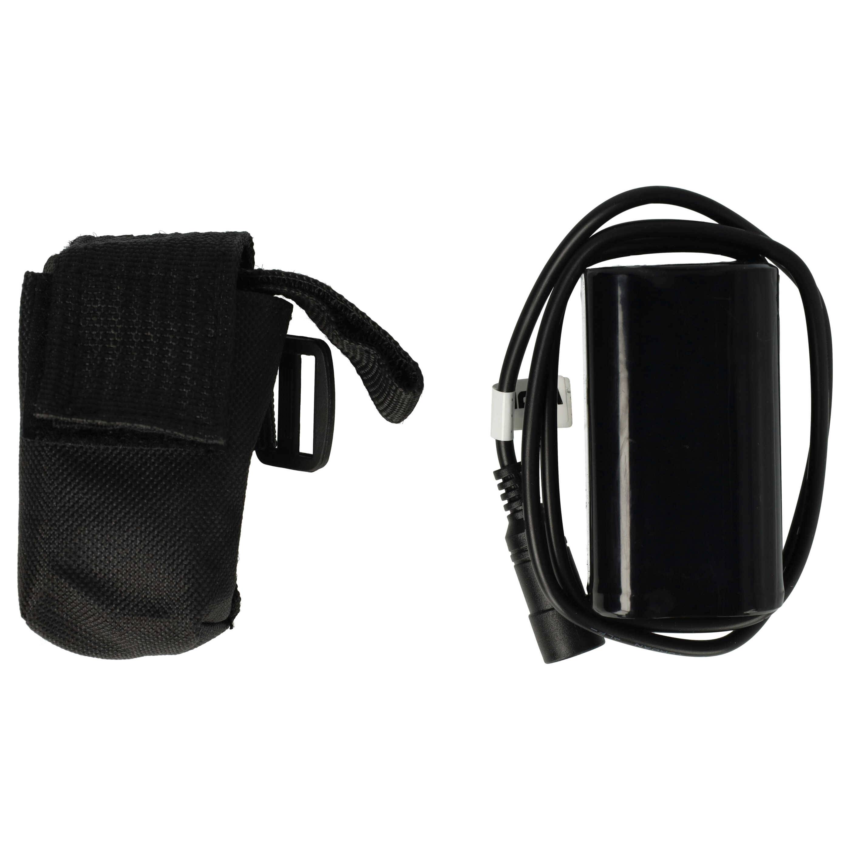 vhbw Akkupack für Fahrradlampen (5200 mAh, 8,4 V, Li-Ion)