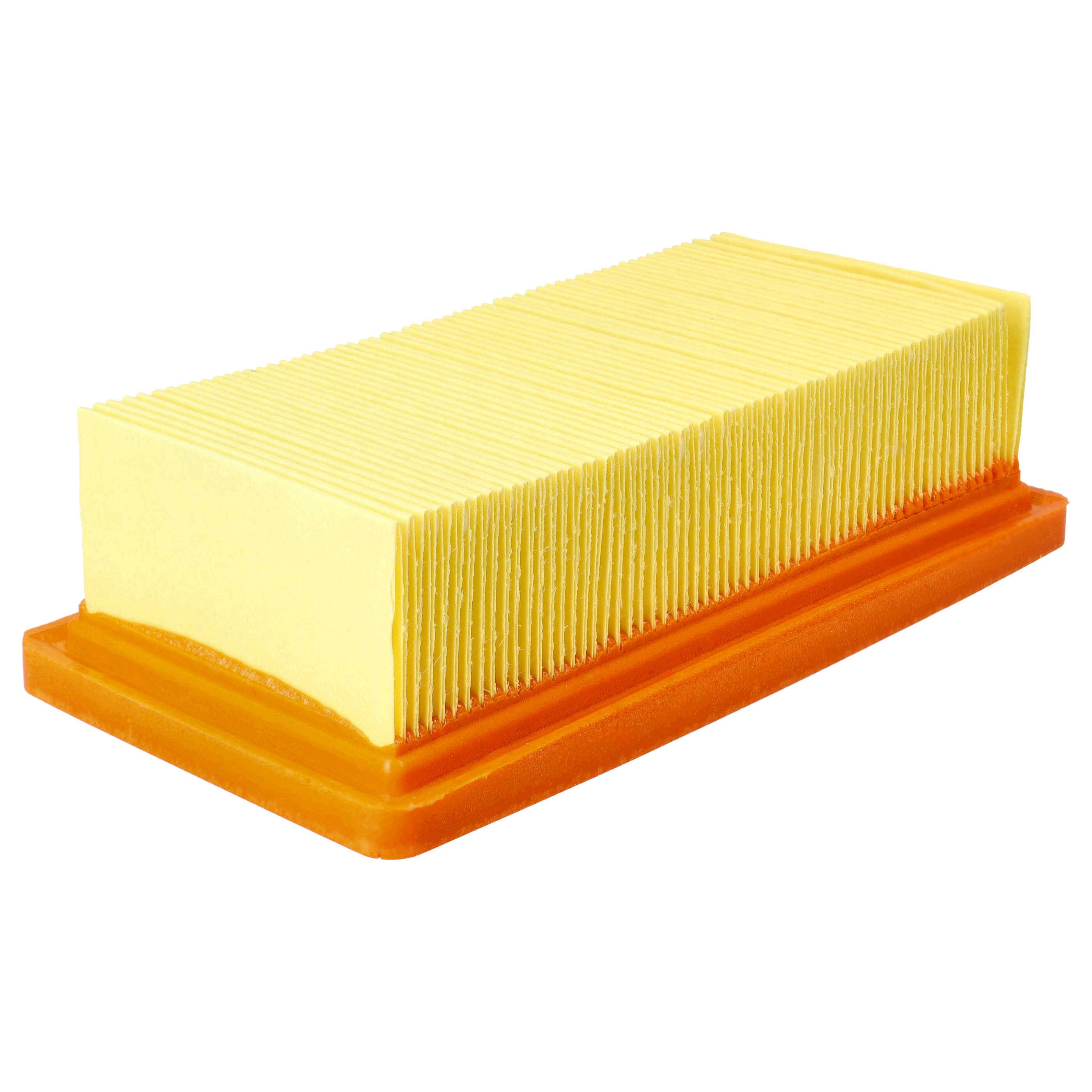 vhbw Flachfaltenfilter kompatibel mit Kärcher AD 3.200, AD 3.000, AD3, AD 3 Premium Fireplace, AD4, AD 4 Premium Trockensauger - Filterelement