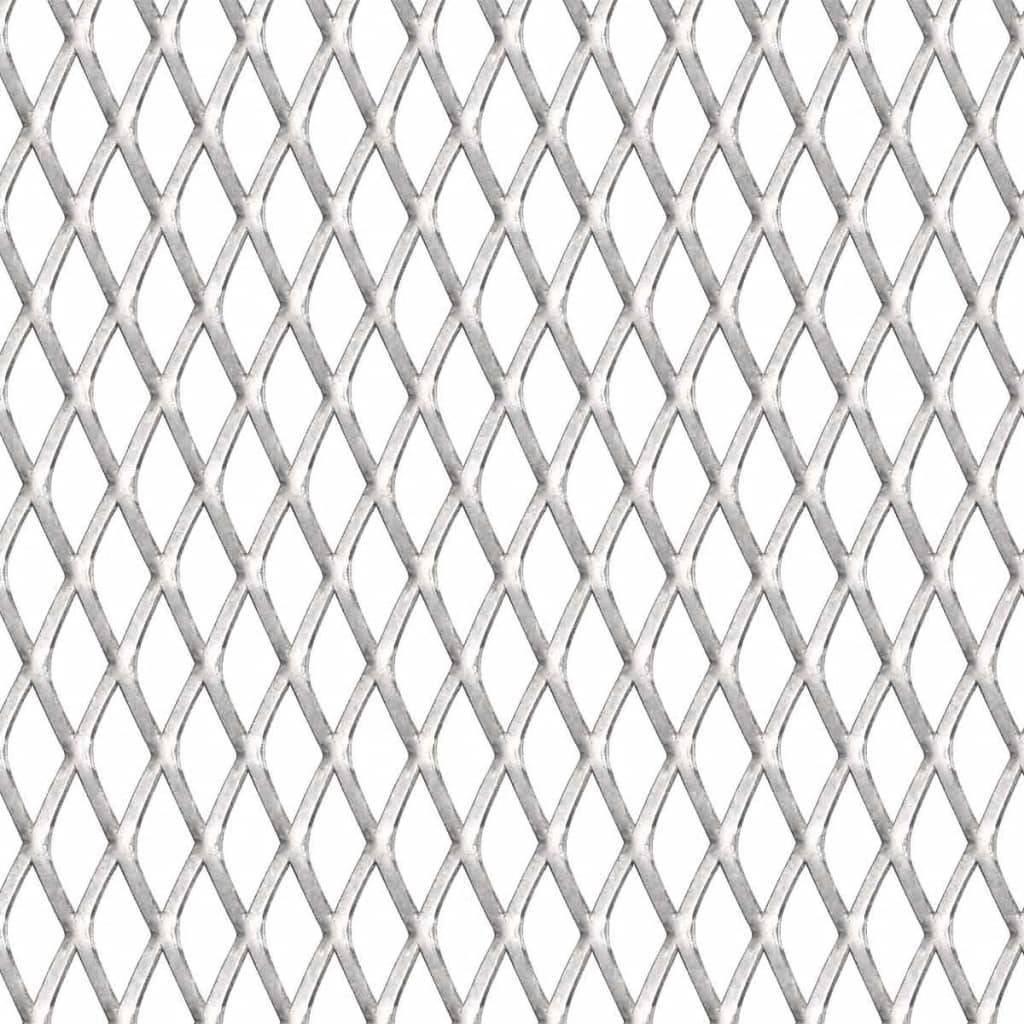 vidaXL Gittermatte Streckmetall Edelstahl 50×50 cm 20×10×2 mm